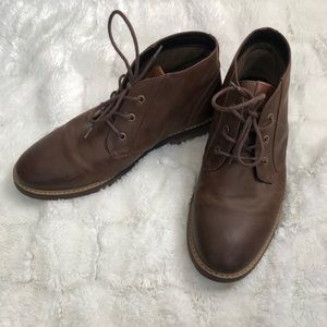Brown Leather Men’s Chukka Boots